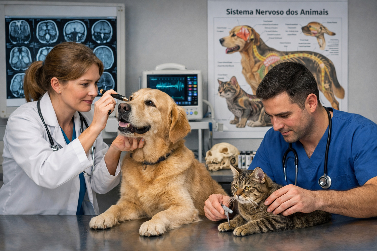 Quando procurar um neurologista veterinário?